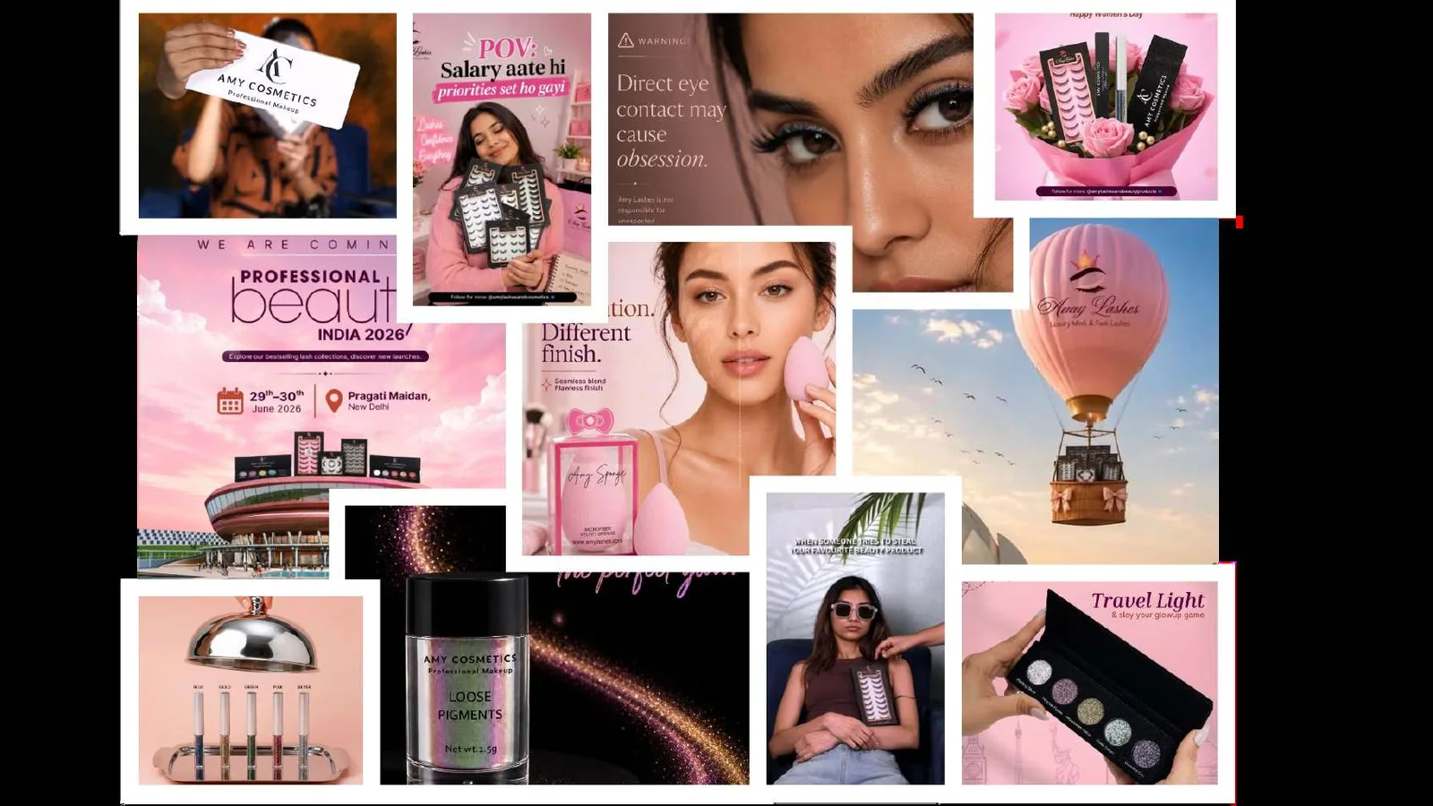 Amy Lashes digital creative ecosystem
