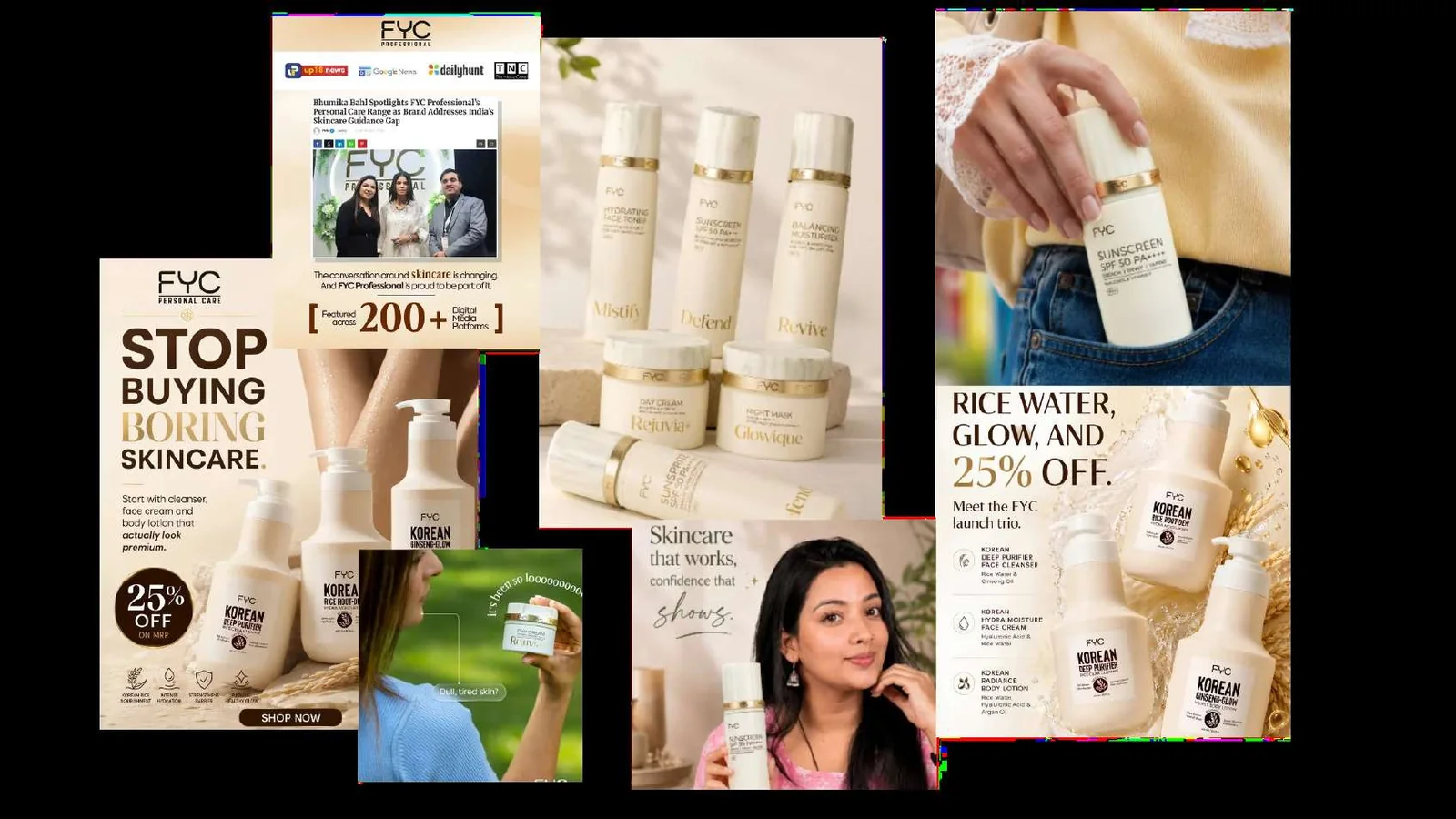 FYC Professional content and campaign work